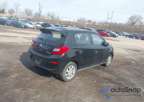 2018 Mitsubishi Mirage Se from USA, damaged, VIN ML32A4HJ6JH002738